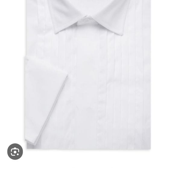 Saks Fifth Avenue White Tuxedo  Shirt 16.5 34/35 - Picture 3 of 6